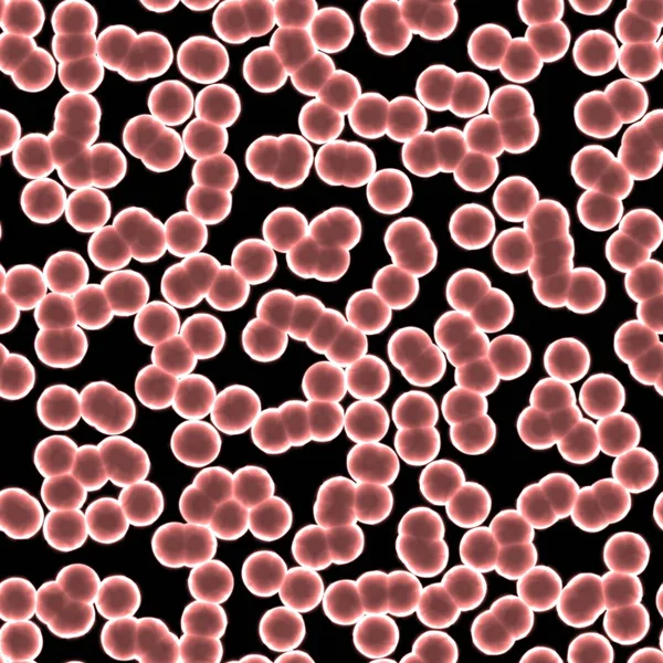 Preto escuro e brilhante abstrato bactérias células padrão sem costura design — Fotografia de Stock