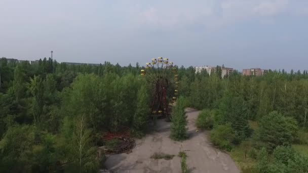 Pripyat hayalet kasaba — Stok video