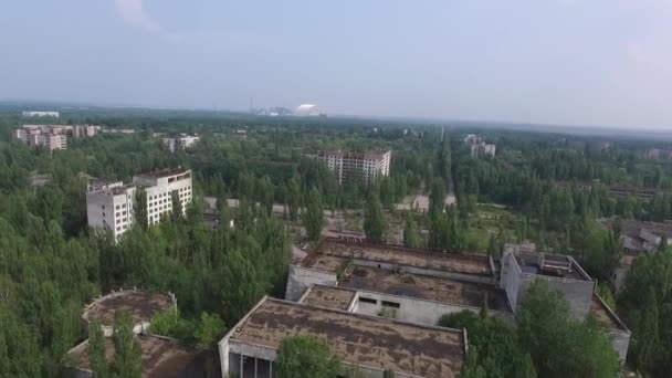 Pripyat spökstad — Stockvideo