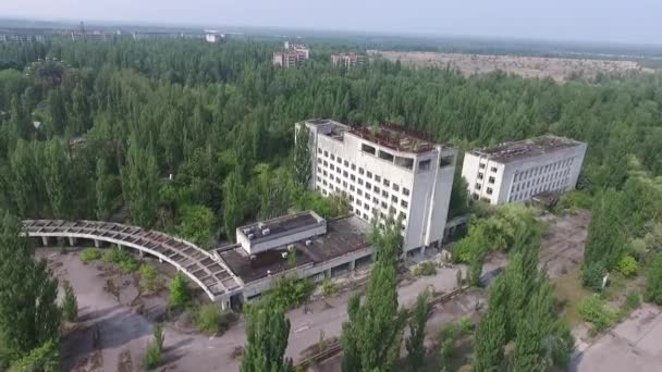 Pripyat spookstad — Stockvideo