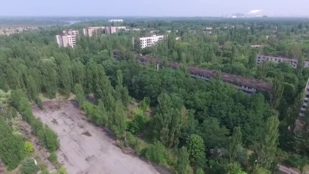 Pripyat spökstad — Stockvideo