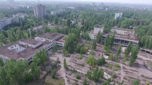 Pripyat ciudad fantasma — Vídeo de stock