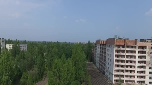 Pripyat ciudad fantasma — Vídeo de stock
