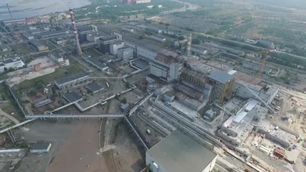 De kerncentrale van Chernobyl — Stockvideo