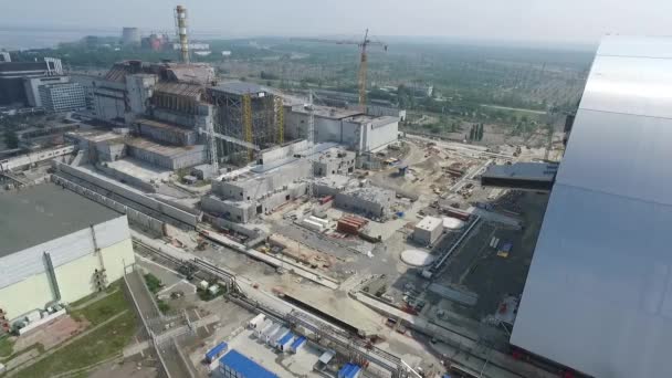 Nükleer santral Chernobyl — Stok video