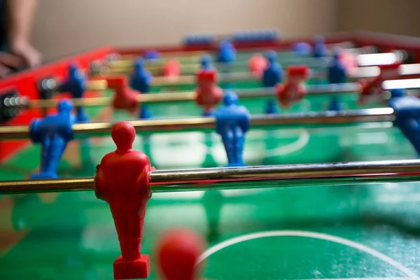 Futebol de mesa interessante pequeno e rápido — Fotografia de Stock