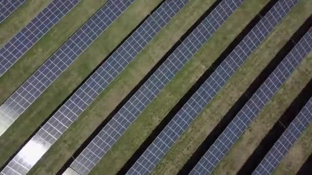 Solární panely, panely — Stock video