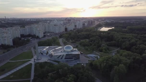 Музей Великой Отечественной войны — стоковое видео