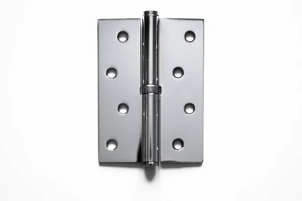 Door Hinges Hold Door White Background Royalty Free Stock Images