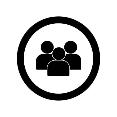 Simge Vektör Simgesi Arkaplanının Düz Grup ResmiComment