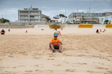 Beach çalışma Jeffrey Bay
