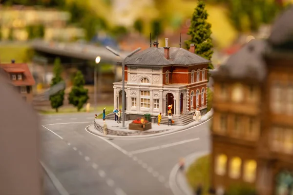 Zwitserland Rheinfelden Februari 2020 Bezoek Aan Miniatuurwereld Van Smilestones — Stockfoto