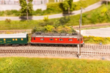 İsviçre, Rheinfelden 17 Şubat 2020, Smilestone 'un minyatür dünyasını ziyaret