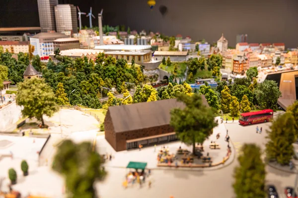 İsviçre, Rheinfelden 17 Şubat 2020, Smilestone 'un minyatür dünyasını ziyaret