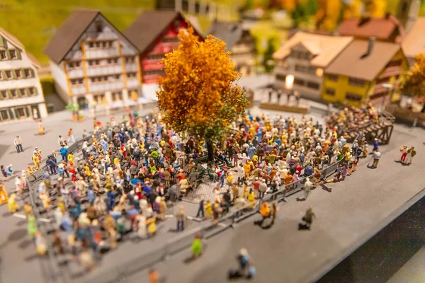 Швейцарія Rheinfelden Лютого 2020 Візит Світ Мініатюр Smilestones — стокове фото