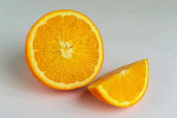 Orange fruit on white background. — Stock Photo, Image