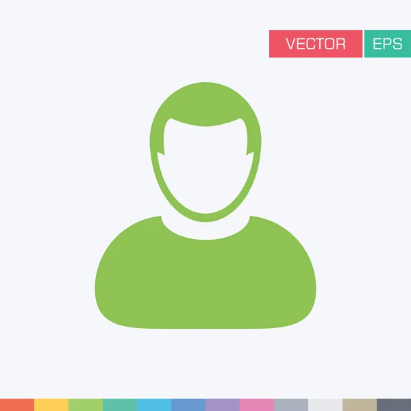 Icona utente - Profilo utente Avatar Vector illustration — Vettoriale Stock