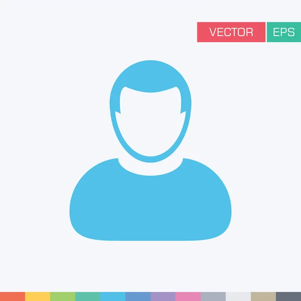 Benutzersymbol - personenprofil avatar vektor illustration — Stockvektor