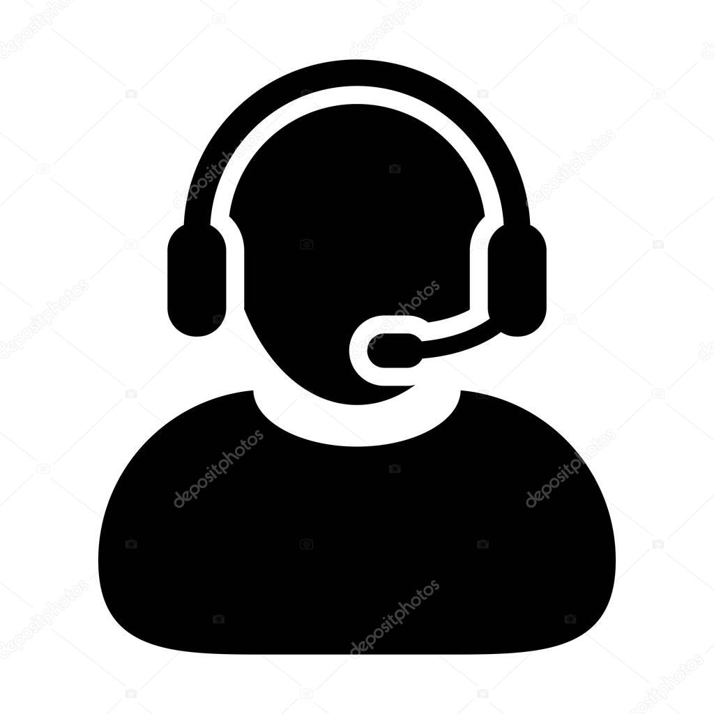 Customer Service Icon - Call Center Support and Care 
