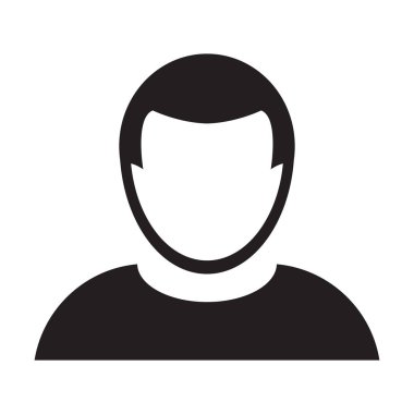 Kullanıcı simge vektör adam kişi profili insan Avatar illüstrasyon