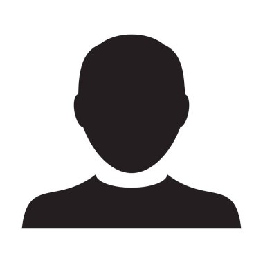 Kullanıcı simge vektör adam kişi profili insan Avatar illüstrasyon