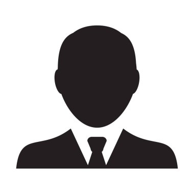 Kullanıcı simge vektör adam kişi profili insan Avatar illüstrasyon