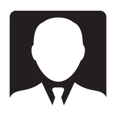 Kullanıcı simge vektör erkek sembol kişi profili Avatar işareti