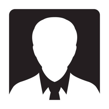 Kullanıcı simge vektör erkek sembol kişi profili Avatar işareti