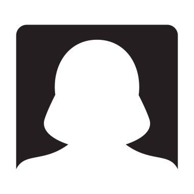 Kullanıcı simge vektör dişi sembolü kişi profili Avatar işareti