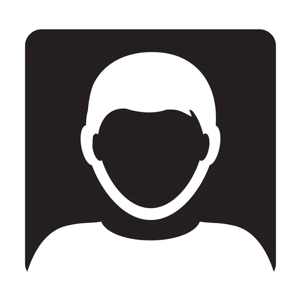 Icône utilisateur Vecteur Symbole masculin Profil de la personne Signe Avatar — Image vectorielle