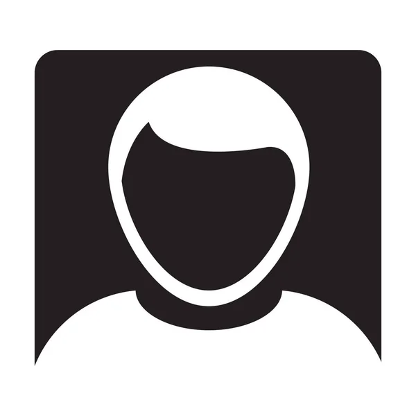 Icône utilisateur Vecteur Symbole masculin Profil de la personne Signe Avatar — Image vectorielle