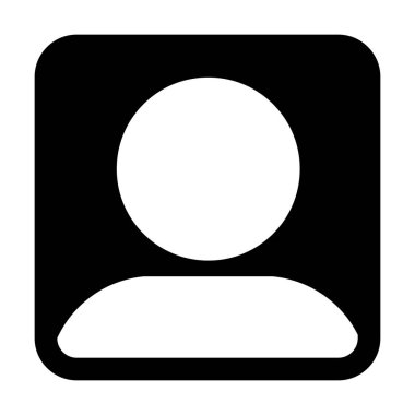 Kullanıcı simge vektör adam sembol kişi profili Avatar işareti