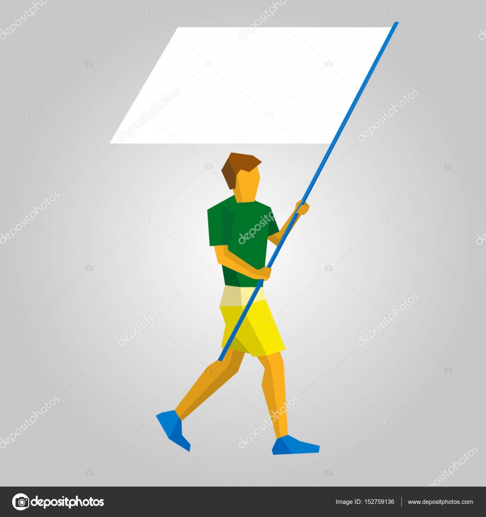 Человек с флагом в руках. Человек с красным флагом. Держит флаг. Человек несет флаг в профиль. Человек с флагом рисунок.