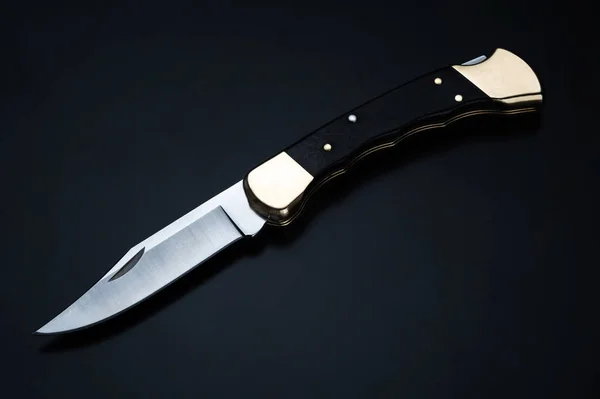 Hermosa Foto Cuchillo Americano Leyenda Del Cuchillo Americano Parte Superior — Foto de Stock