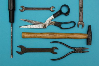 Arka plan eski paslı araçları