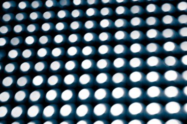 Beyaz ve mavi daireler bokeh