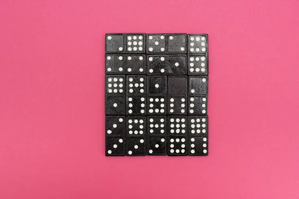 Náměstí Domino na růžové — Stock fotografie