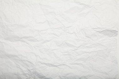 beyaz buruşmuş kağıt dokusu.