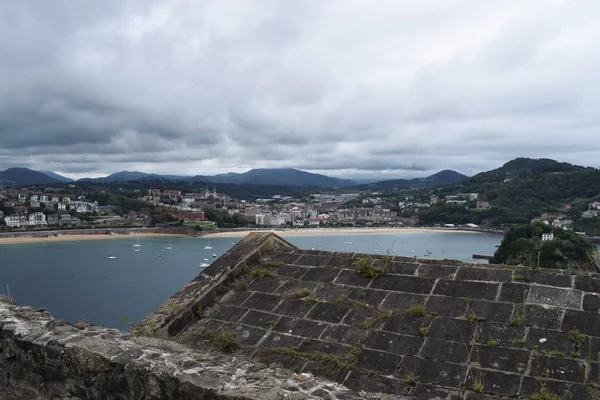 Kuzey kıyısında bir şehir.