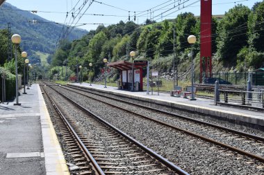 Tren rayları şehrin.
