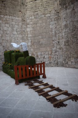 Dekoratif çalı Tren.