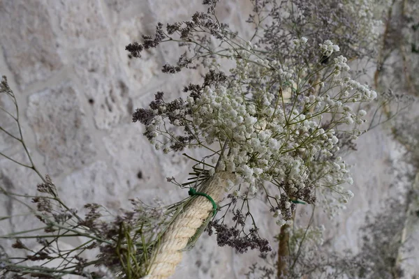 Walls with flowers. — Stock Photo, Image