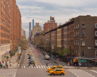 New York şehir streetscape