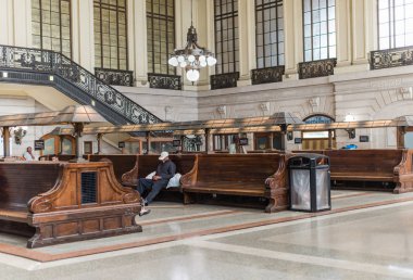 Hoboken tren istasyonu bekleme odası