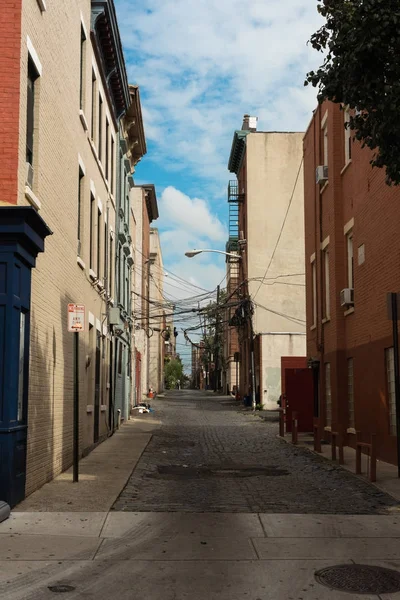 Een kleine Hoboken Alley — Stockfoto