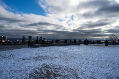 Mount Royal 'dan Montreal' e dramatik bir bakış
