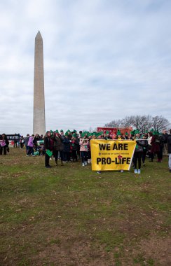 Pro Life Grubu Washington Anıtı 'nda toplandı