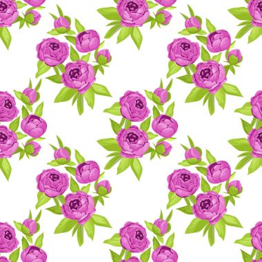 Tekstil baskı, kitap kapağı, duvar kağıdı, üretim, şal, scrapbooking için mor çiçekler çiçek seamless modeli