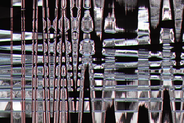 Grijze abstracte textuur glitch achtergrond — Stockfoto