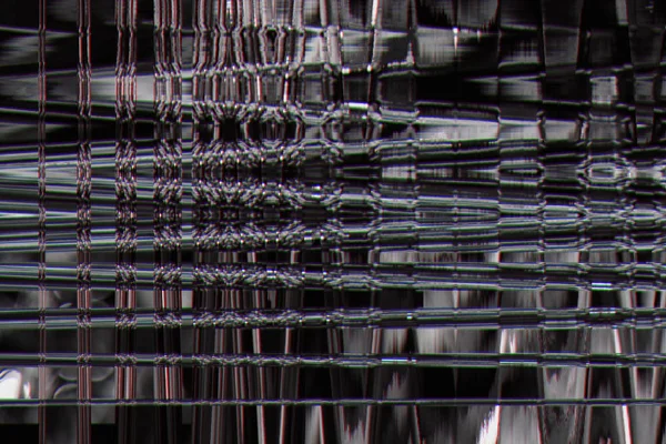 Grijze abstracte textuur glitch achtergrond — Stockfoto